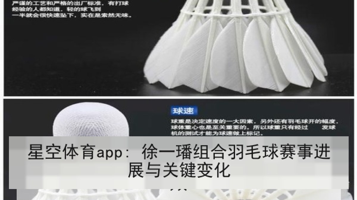 星空体育app: 徐一璠组合羽毛球赛事进展与关键变化